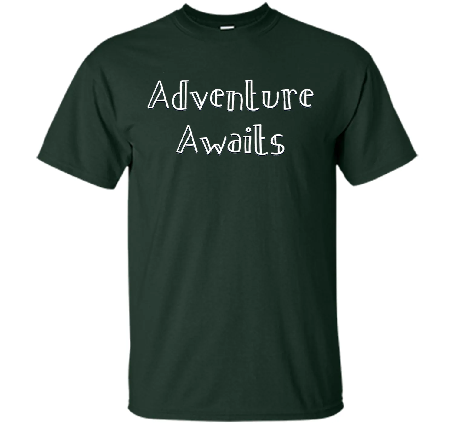 Adventure Awaits Motivational Hiking T Shirt