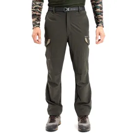 Cargo Trousers and Pants for Hiking and Travelling - Green