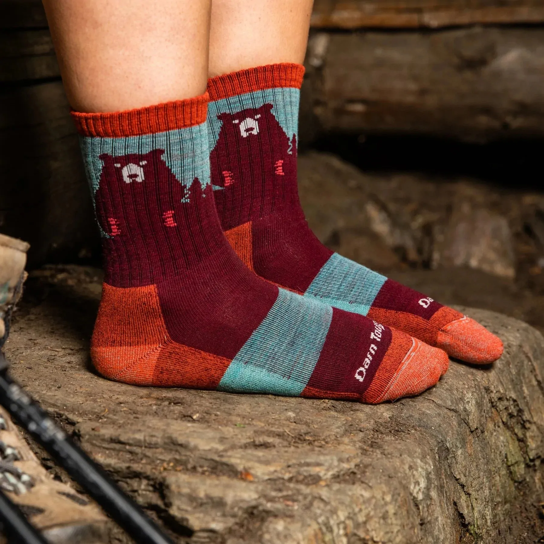 Darn Tough Women's Bear Town Micro Crew Socks