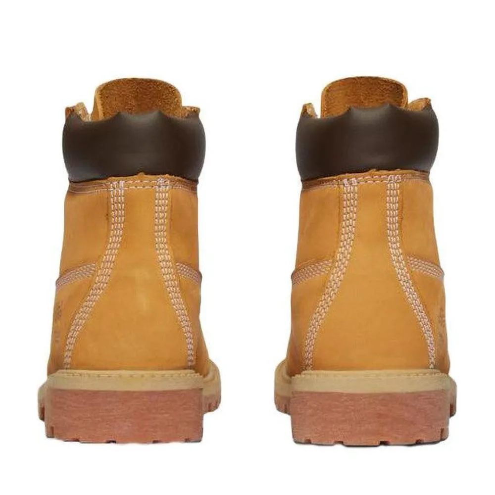Juniors 6" Premium Nubuck Waterproof Boots, Wheat Nubuck