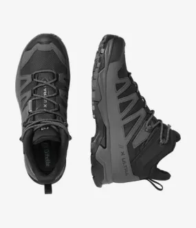Men's X Ultra 4 Mid Wide GTX Boot - Black/Magnet/Pearl Blue