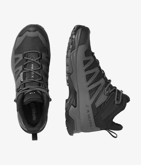 Men's X Ultra 4 Mid Wide GTX Boot - Black/Magnet/Pearl Blue