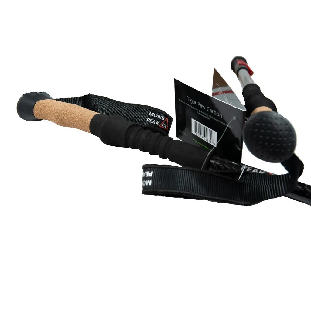 Mons Peak IX Tiger Paw Carbon Trekking Poles
