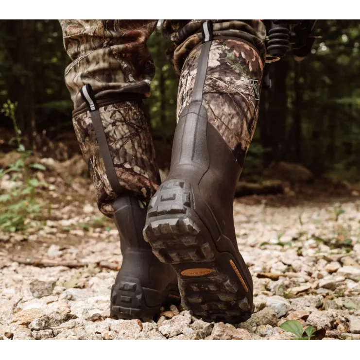 Muck Men's Woody Max Waterproof Rubber Hunt Boot - Bark/Mossy Oak - WDM-MOCT