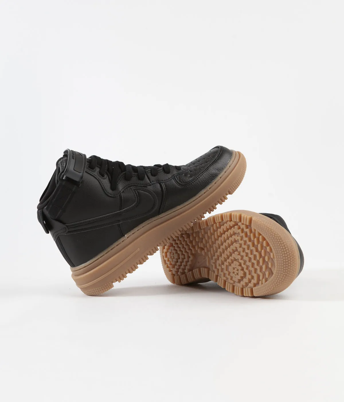 Nike Air Force 1 GTX Boots - Black / Black - Anthracite - Gum Medium Brown