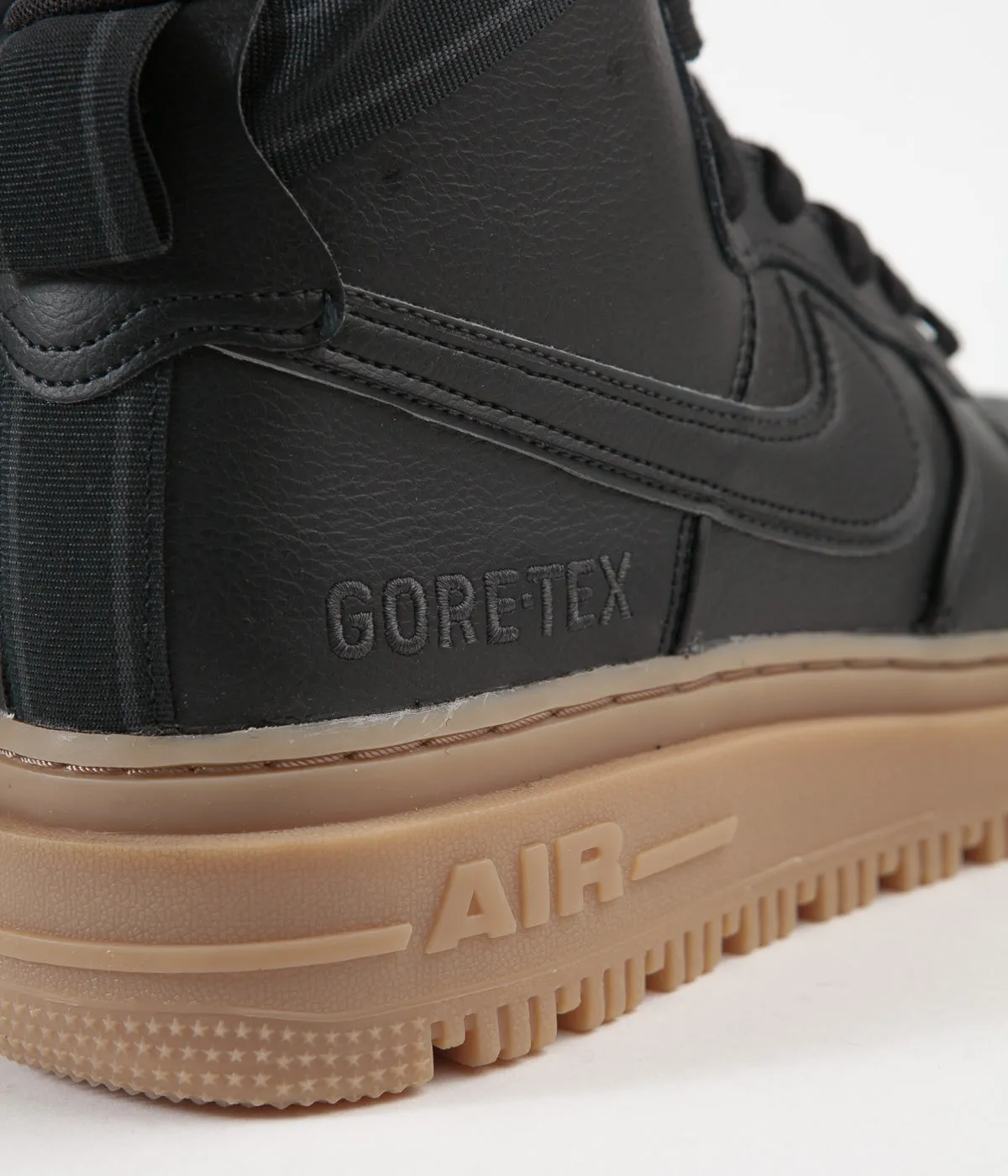 Nike Air Force 1 GTX Boots - Black / Black - Anthracite - Gum Medium Brown
