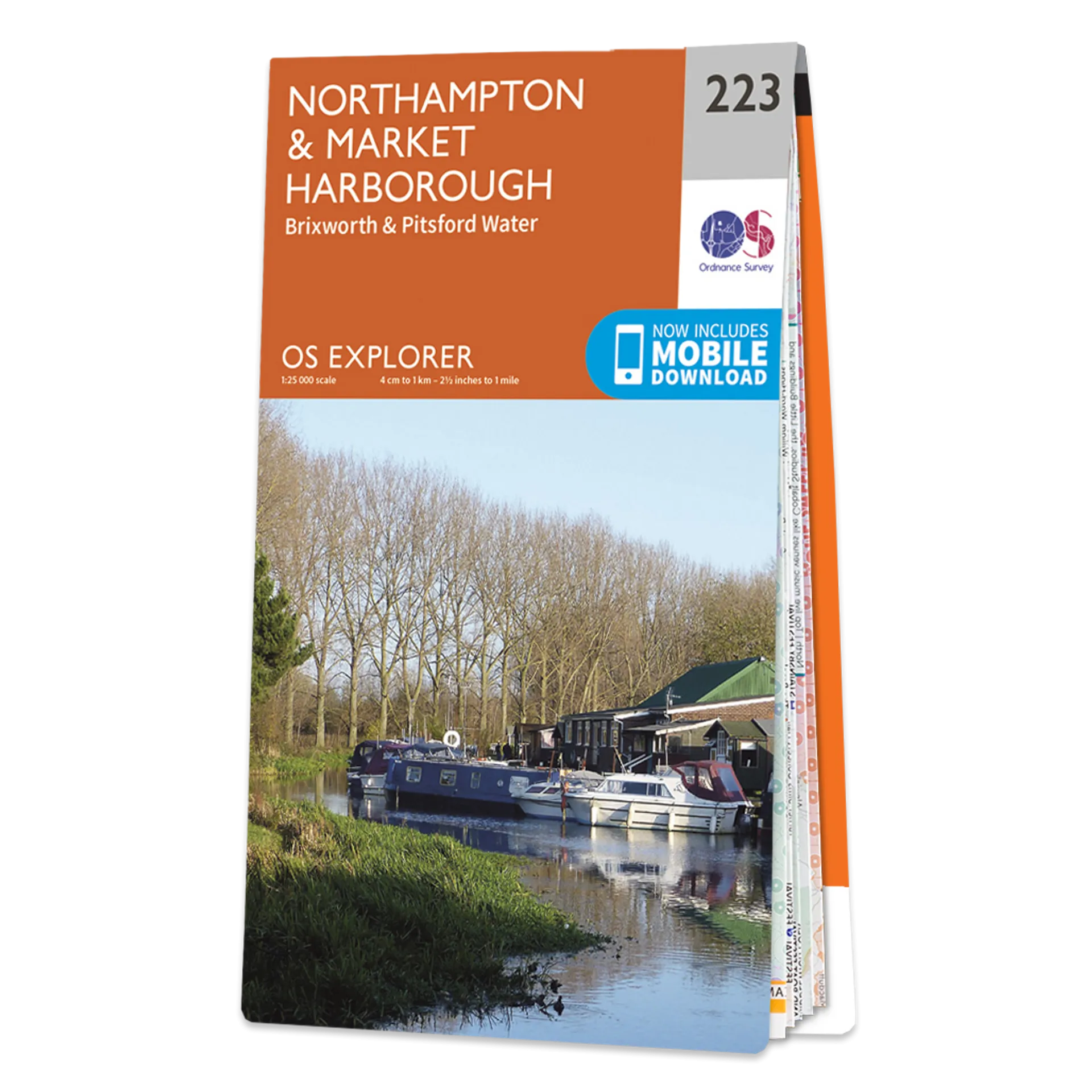 Ordnance Survey Explorer 223 Map Northampton & Market Harborough