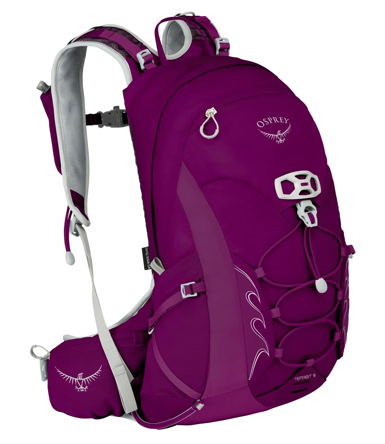 Osprey Packs Tempest 9 Women's Hiking Backpack, Mystic Magenta, Wxs/S, X-Small/Small