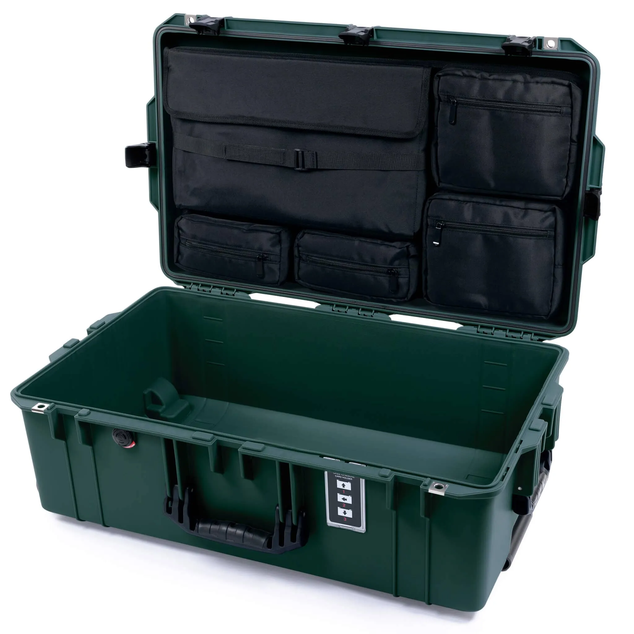 Pelican 1595 Air Case, Trekking Green with Black Handles & Latches