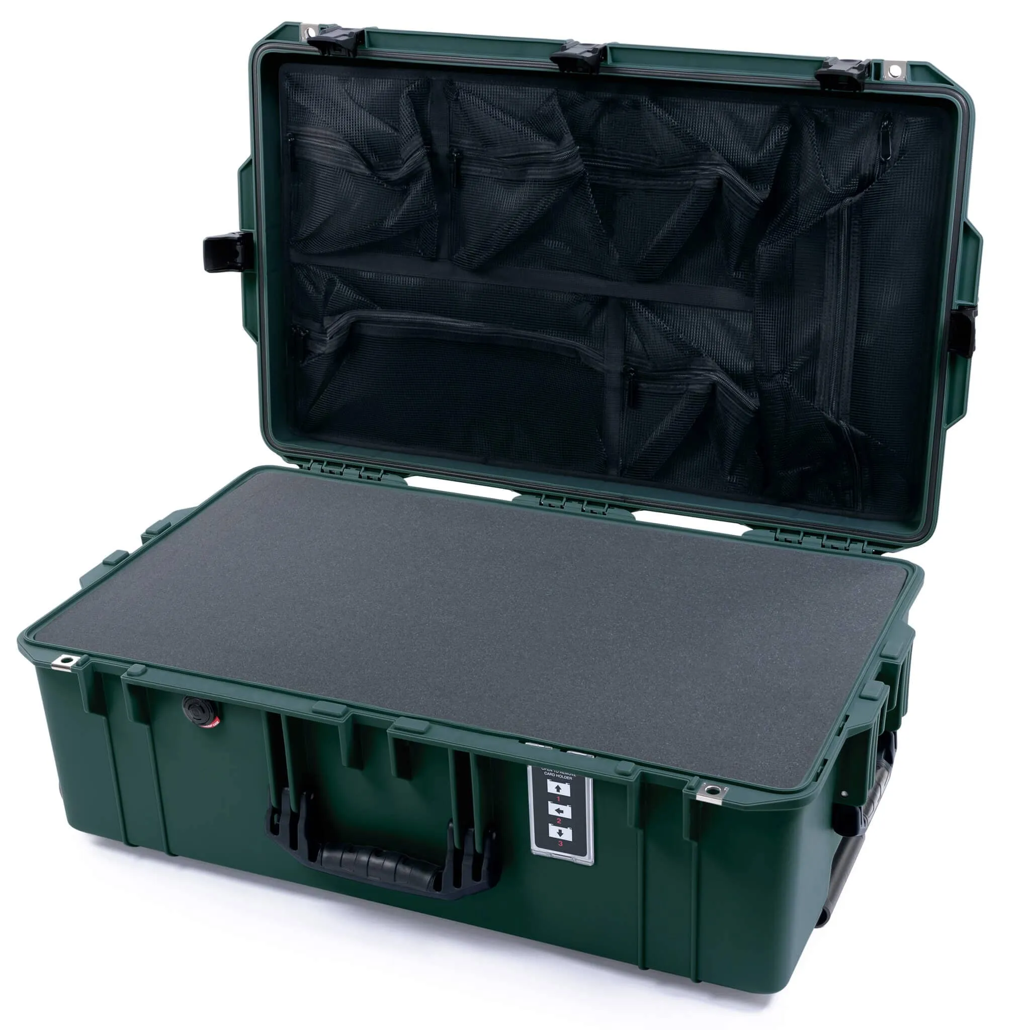 Pelican 1595 Air Case, Trekking Green with Black Handles & Latches
