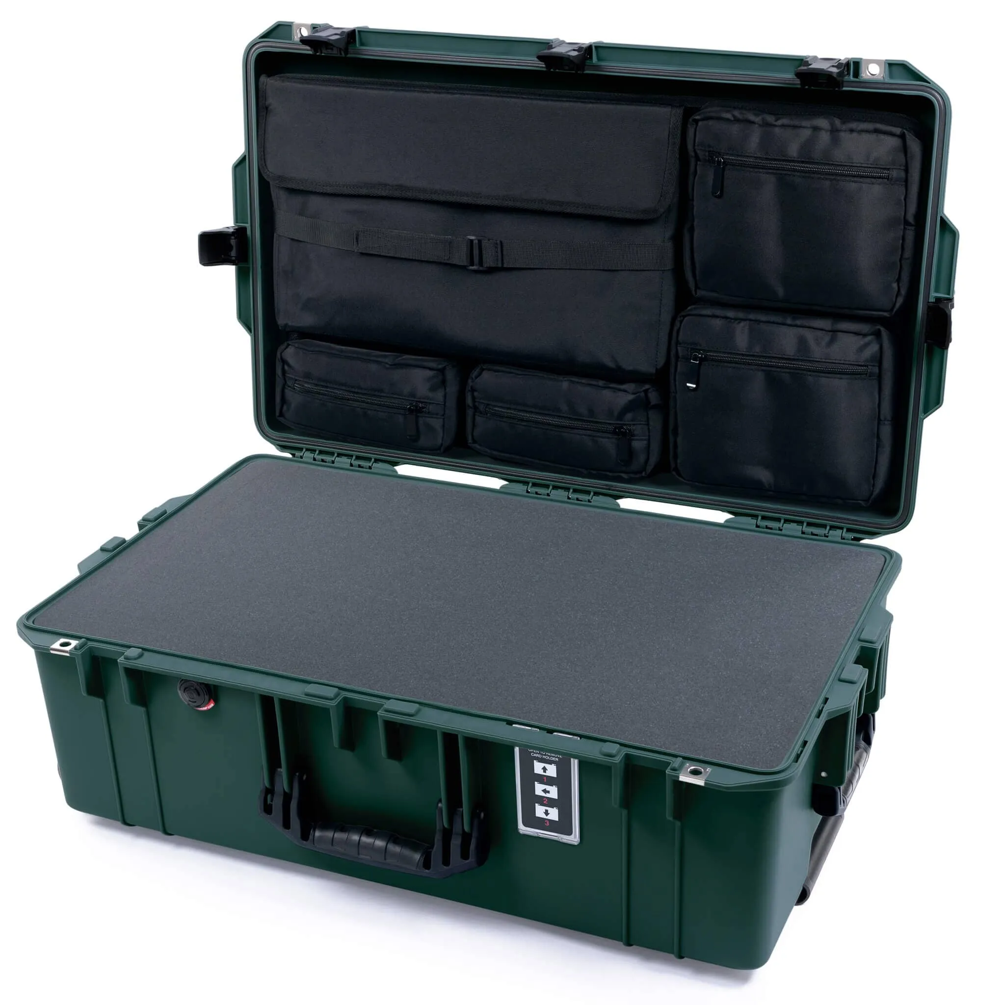 Pelican 1595 Air Case, Trekking Green with Black Handles & Latches