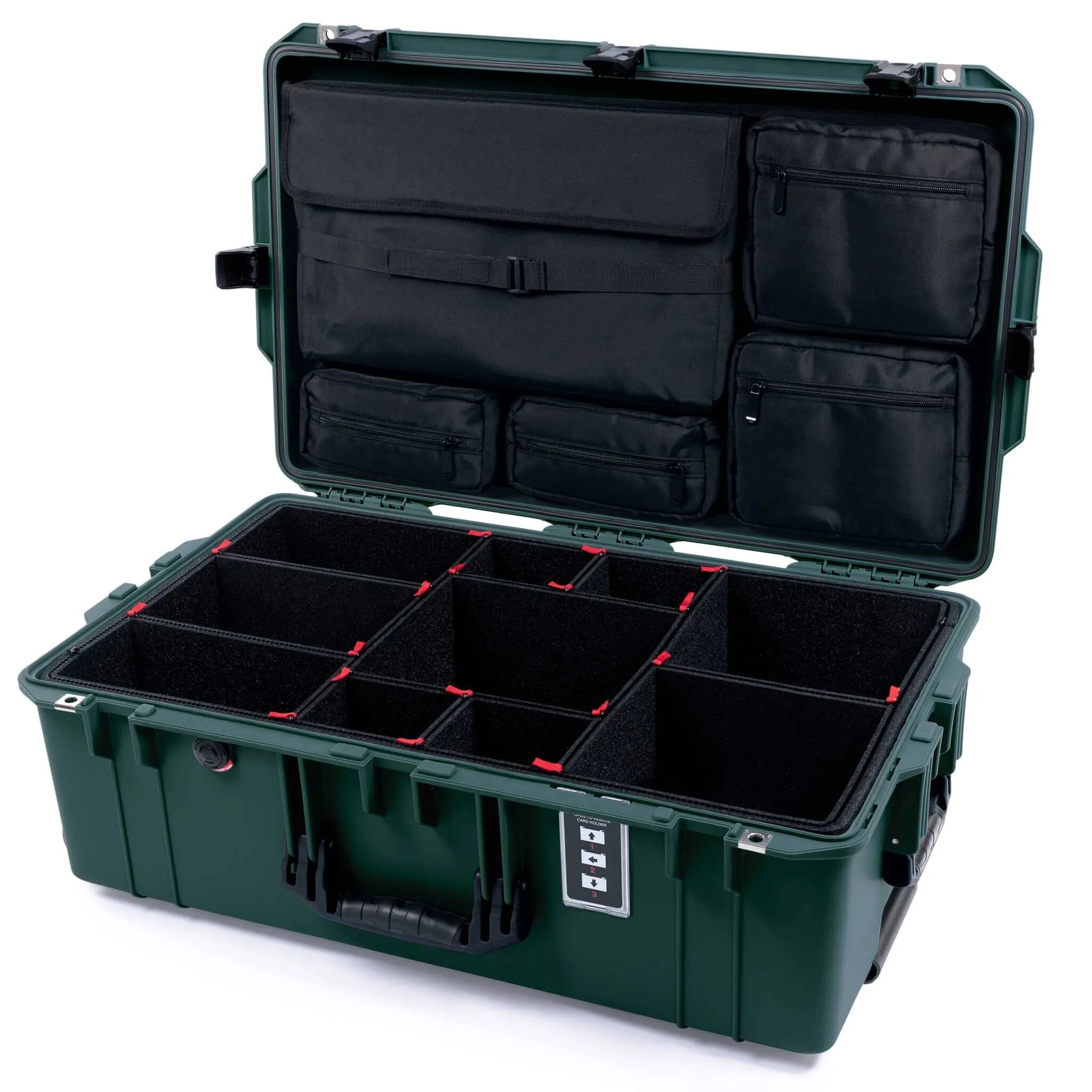Pelican 1595 Air Case, Trekking Green with Black Handles & Latches