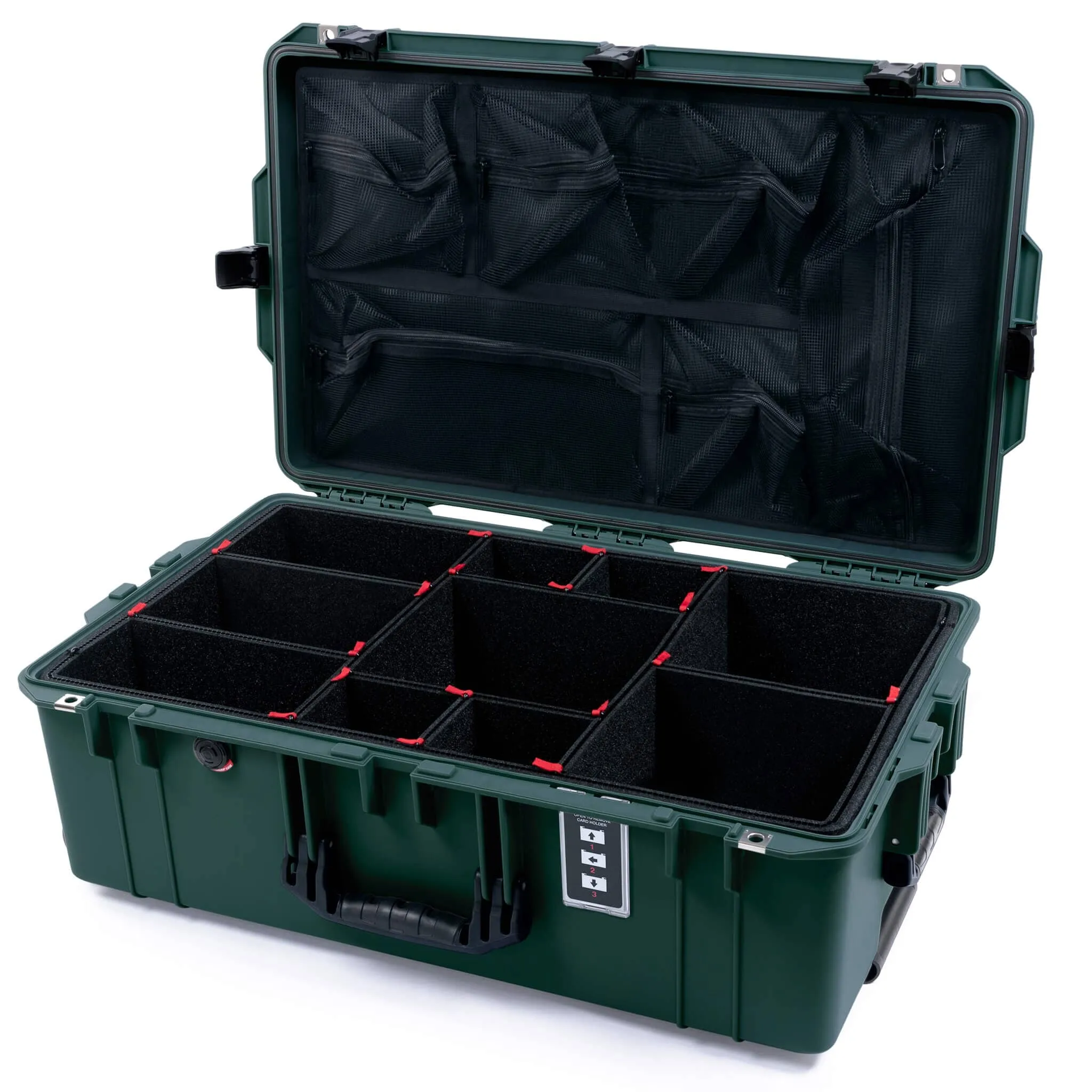Pelican 1595 Air Case, Trekking Green with Black Handles & Latches