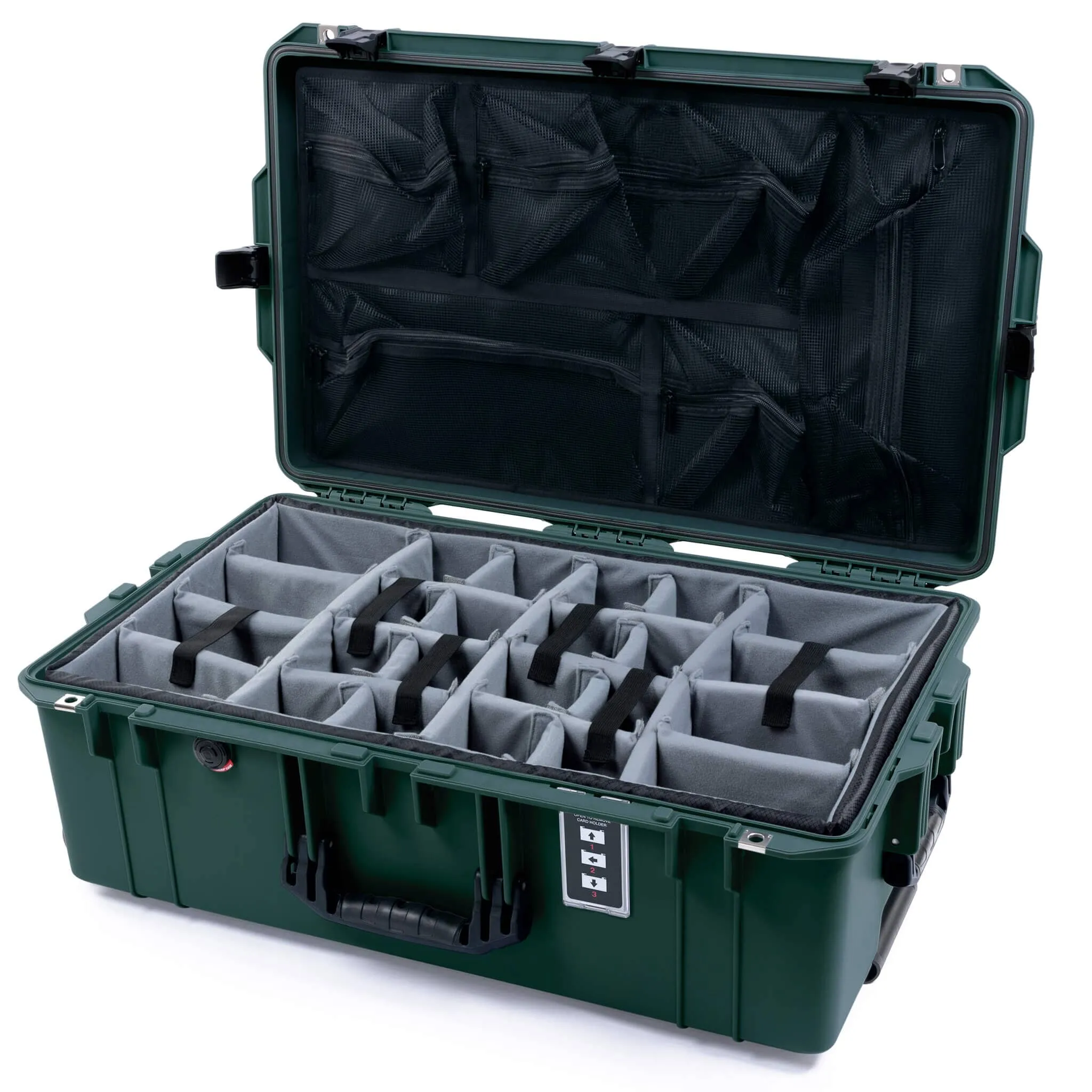 Pelican 1595 Air Case, Trekking Green with Black Handles & Latches