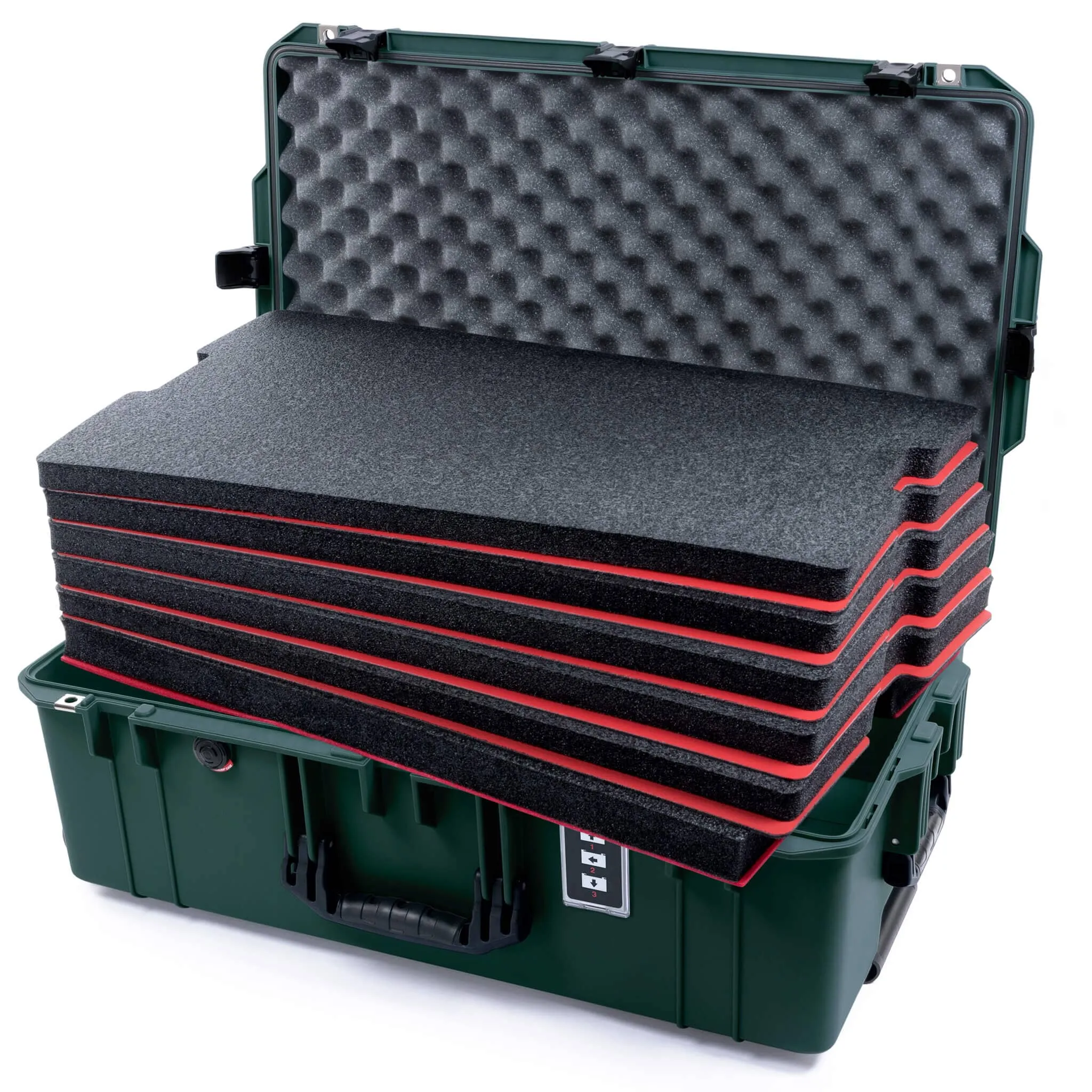 Pelican 1595 Air Case, Trekking Green with Black Handles & Latches