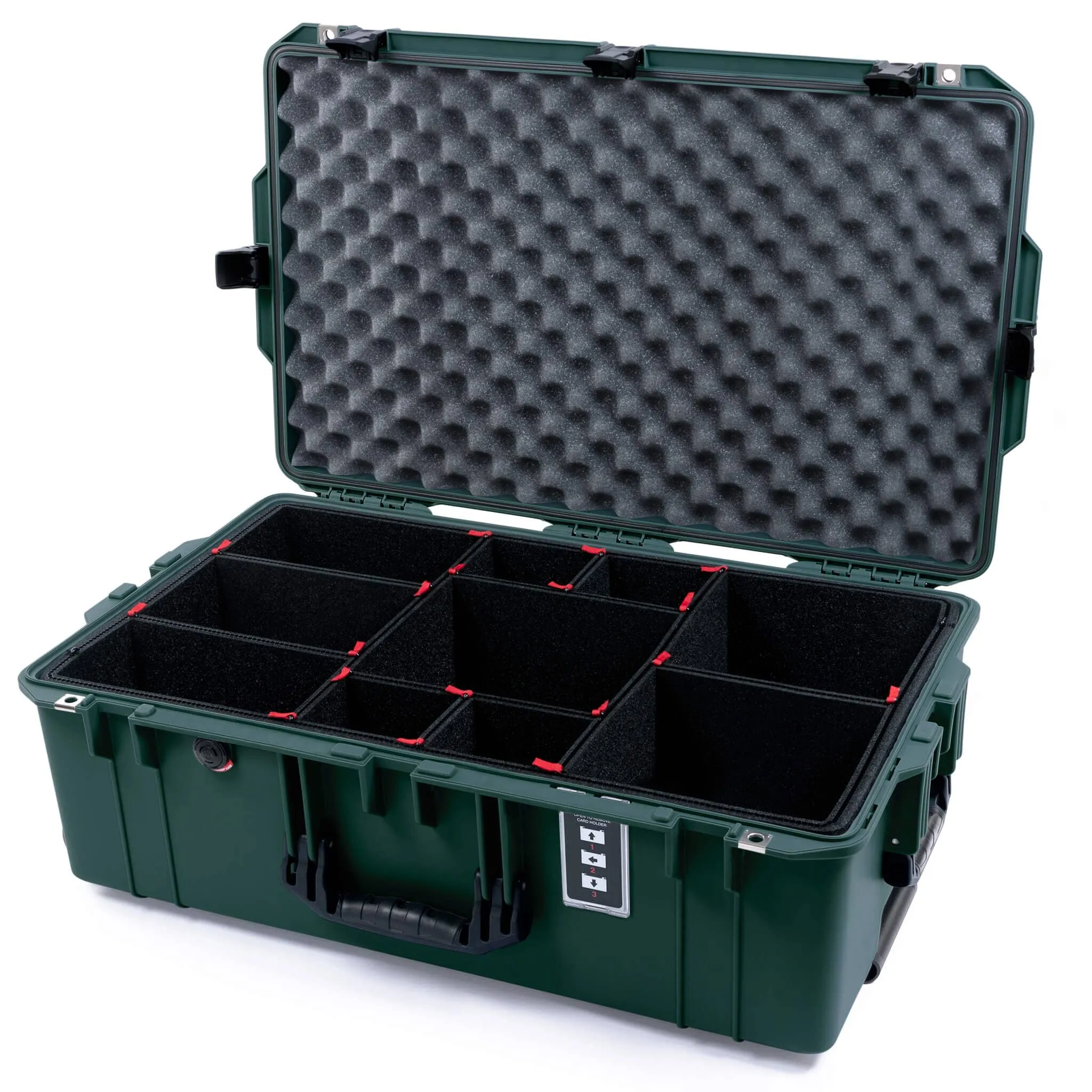 Pelican 1595 Air Case, Trekking Green with Black Handles & Latches