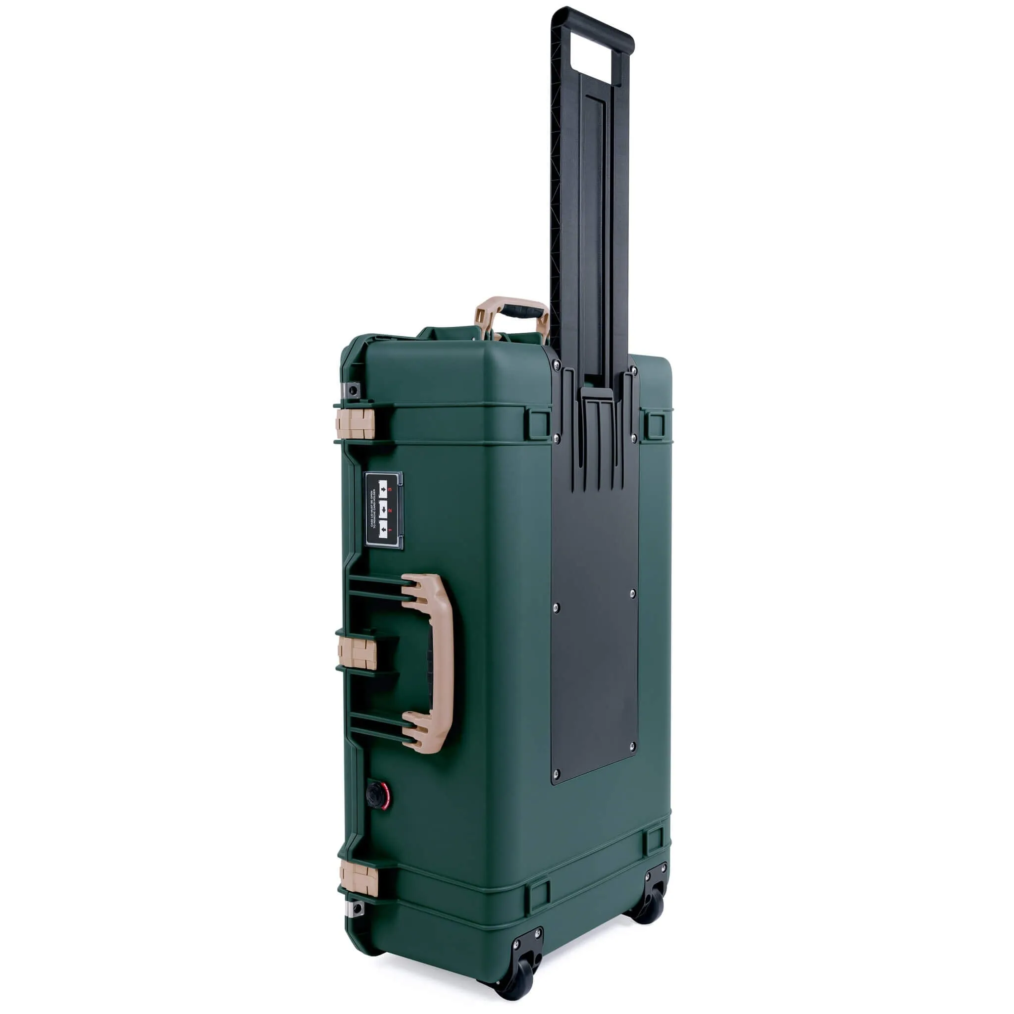 Pelican 1615 Air Case, Trekking Green with Desert Tan Handles & Latches