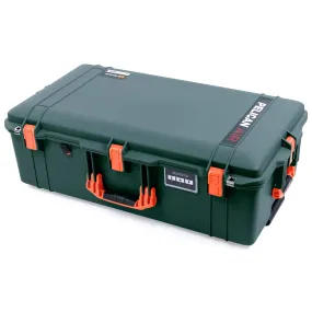 Pelican 1615 Air Case, Trekking Green with Orange Handles & Latches