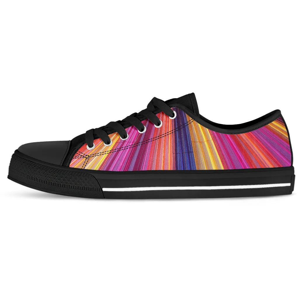 Rainbow Delight Women's Low Top Shoes