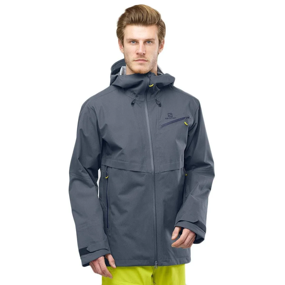 SALOMON Men's QST Guard 3L Jacket Ebony L