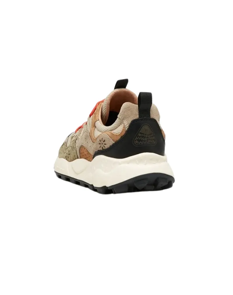 SNEAKERS UOMO "YAMANO 3 UNI" BEIGE/MILITARE