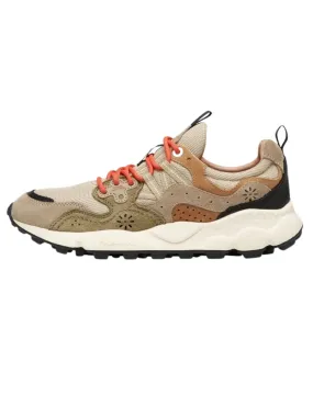 SNEAKERS UOMO "YAMANO 3 UNI" BEIGE/MILITARE