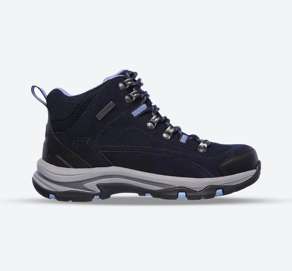 Women's Relaxed Fit Skechers 167004 Trego Alpine Trail Outdoor  Hiking Boots - Navy